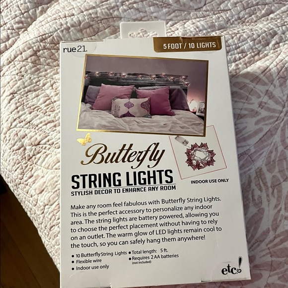 Butterfly 🦋 string lights - Picture 4 of 5